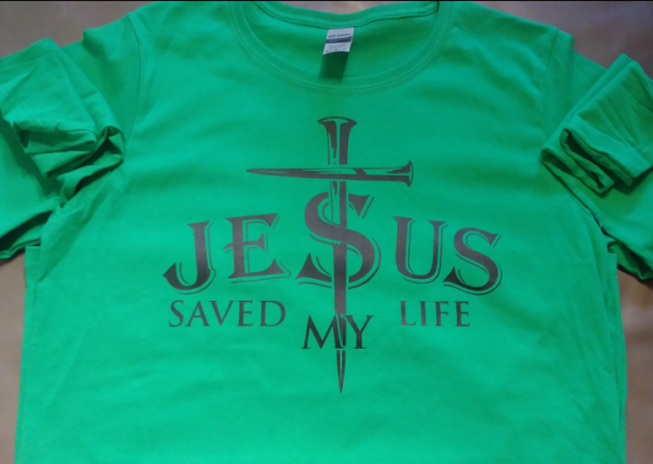 Jesus Saved My Life Women Long Sleeve Crewneck T-Shirt