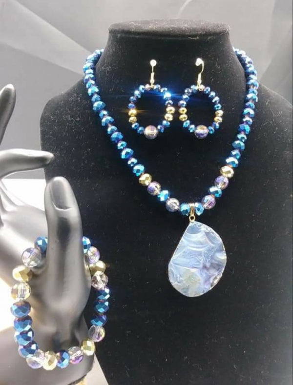 Azure” Women Necklace Set