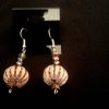 Bronze And Gold Dangle Earrings